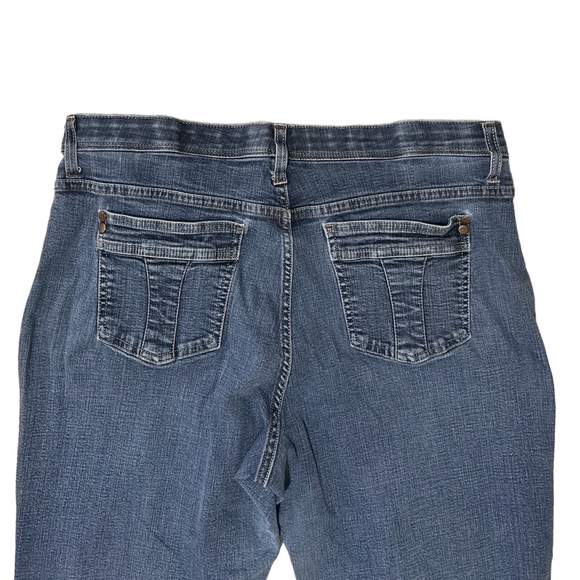 Lee Women’s Comfort Waistband Stretch Jeans Size 16 Medium - Picture 4 of 9
